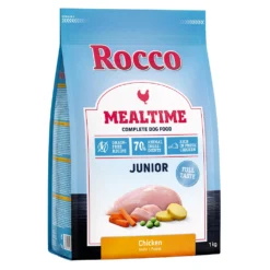 Rocco Mealtime Junior – Kip Hondenvoer – Voordeelpak 5 X 1 Kg