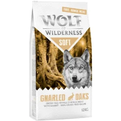 Wolf Of Wilderness “Soft – Gnarled Oaks” – Scharrelkip & Konijn Hondenvoer – 12 Kg